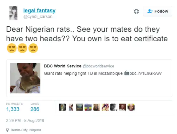 Benin woman calls out 